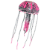 ENFEITE DE SILICONE SOMA JELLYFISH BIG ROSA - Imagem 1