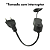 LUMINARIA LED SOMA X 5 PRETA (10W) LED BRANCO/AZUL 220V - Imagem 5