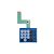 Teclado para Balança Toledo 3400 Azul - Original - Imagem 1