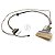 Cabo Flat para Notebook Lenovo Ideapad: DC02001PQ00 VIWGP - Imagem 1