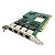 Placa de Rede HP NC340T HSTNS-BN09: 4x port RJ45, PCI-X - Imagem 1