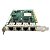 Placa de Rede HP NC340T HSTNS-BN09: 4x port RJ45, PCI-X - Imagem 2