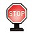 Luminária Placa Stop Usare - Imagem 3