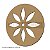 Mand-022 - Mandala Mdf Simple Flower - Imagem 1