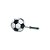 cabideiro bola de sinuca bola de futebol - Imagem 1