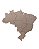 Pacote Mural de cortiça mapa do brasil - Imagem 1