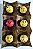 Kit 3 cabide de parede bolas de sinuca emoji - Imagem 2