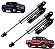 Par Amortecedor Traseiro Fox 2.5 Ranger 2013-2023 0-3" com Reservatório - Imagem 1