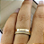 Par de Alianças Ouro 18k Casamento Noivado Pedra Cravejada 5mm 14g - Imagem 2