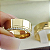 Par de Alianças de Ouro 18k Noivado Casamento Anatômica Larga com Pedra 8mm 20 Gramas - Imagem 1