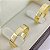 Par de Alianças de Casamento Fina Clara Ouro 18K 4mm 6g retas - Imagem 3