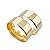 Par de Alianças de Casamento Chanfrada 7mm 10 gramas Ouro Amarelo 18K - Imagem 4