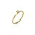 Anel de Noivado Classic com Zircônia em Ouro Amarelo 18K - Imagem 3