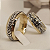 Par de Alianças Aspirais Ouro 18k Bodas Luxo 30 gr 8mm - Imagem 1