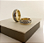 Par de Alianças Aspirais Ouro 18k Bodas Luxo 30 gr 8mm - Imagem 3