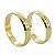 Par de Alianças ouro 18k 4mm 5g  Tradicional com friso - Imagem 5