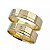 Par de Alianças de Ouro 18k Megane 5mm 8 gramas - Imagem 3