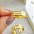 Par de Alianças Chanfrado Fosca 5mm 8 gramas Ouro 18k - Imagem 2