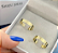 Par de Alianças Daltan Ouro 18k 4mm 4g o Par - Imagem 1