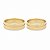 Alianças de Casamento Zale ouro 18k - Imagem 1