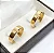Par de Alianças de Ouro 18k 4mm 4 gramas Chanfradas - Imagem 2