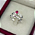 Conjunto de Alianças Lovers 3mm em prata 950 - Imagem 1