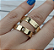 Par de Alianças Estilo Cartier (5mm) - Ouro 18k - Imagem 1