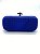 Clutch Cetim Festa Trançada Luxuosa e Elegante - Azul - Imagem 1
