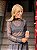Blusa em Tule com Gola Alta e Detalhes Babados - Imagem 1