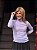 Blusa em Tule com Gola Alta e Detalhes Babados - Imagem 2