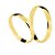 Aliança de Casamento Meiry em ouro 18K AL003 3,1mm - Imagem 2