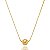 Gargantilha Veneziana com Pingente Bola em Ouro 18K GR572 - Imagem 1