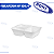 MARMITA ISOPOR FIBRAFORM HF 100/4 C/ 100 - Imagem 1