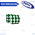 ETIQUETA FUCH VERDE ESC c/1000 - Imagem 1