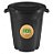 LIXEIRA PLASVALE 97L PRETO REF 164 - Imagem 2