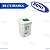 LIXEIRA 60 LTS BRANCA C/ RODA E PEDAL ARQPLAST - Imagem 1
