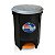 LIXEIRA C/ PEDAL 30 LTS PRETO ARQPLAST - Imagem 2
