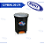 LIXEIRA C/ PEDAL 30 LTS PRETO ARQPLAST - Imagem 1