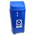 LIXEIRA BASCULANTE 50 LT AZUL PLASVALE REF 757 - Imagem 2