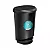 LIXEIRA C/ PEDAL 10L PRETA ARQPLAST - Imagem 2