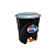 LIXEIRA C/ PEDAL 12L PRETA ARQPLAST - Imagem 2