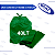 SACO LIXO 40 LT VERDE C/ 100 UN - Imagem 1