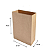 SACO DE PAPEL KRAFT 72X44 12 KG LISO L 22 x A 34 x C 13 C/ 100 - Imagem 2