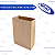 SACO DE PAPEL KRAFT 72X44 12 KG LISO L 22 x A 34 x C 13 C/ 100 - Imagem 1