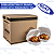 EMBALAGEM TERMICA P/ FRANGO ASSADO HFX 2 FIBRAFORM C/ 100 - Imagem 1