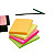BLOCO DE ANOTACOES MAXPRINT 38X50 COLORIDO C/ 4 - Imagem 2