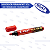 MARCADOR PERMANENTE SCA 400 VERMELHO CHANFRADO PILOT - Imagem 1
