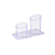 PORTA CANETA E CLIPS CRISTAL MAXCRIL - Imagem 2