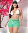 Short Feminino Saída de Praia Short Furão Tricô Moda Praia - Imagem 1