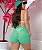 Short Feminino Saída de Praia Short Furão Tricô Moda Praia - Imagem 2